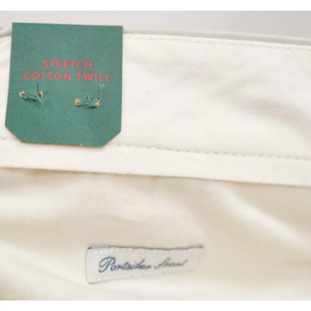 J. Crew Portsider NWT Stretch Chino Shorts Men's 32 Off White 7